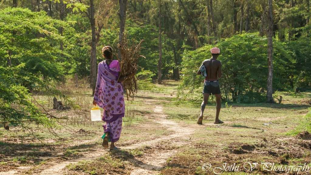 Women form a integral part of the family. She is the backbone of the family and helps her husband in his backwater fishing.