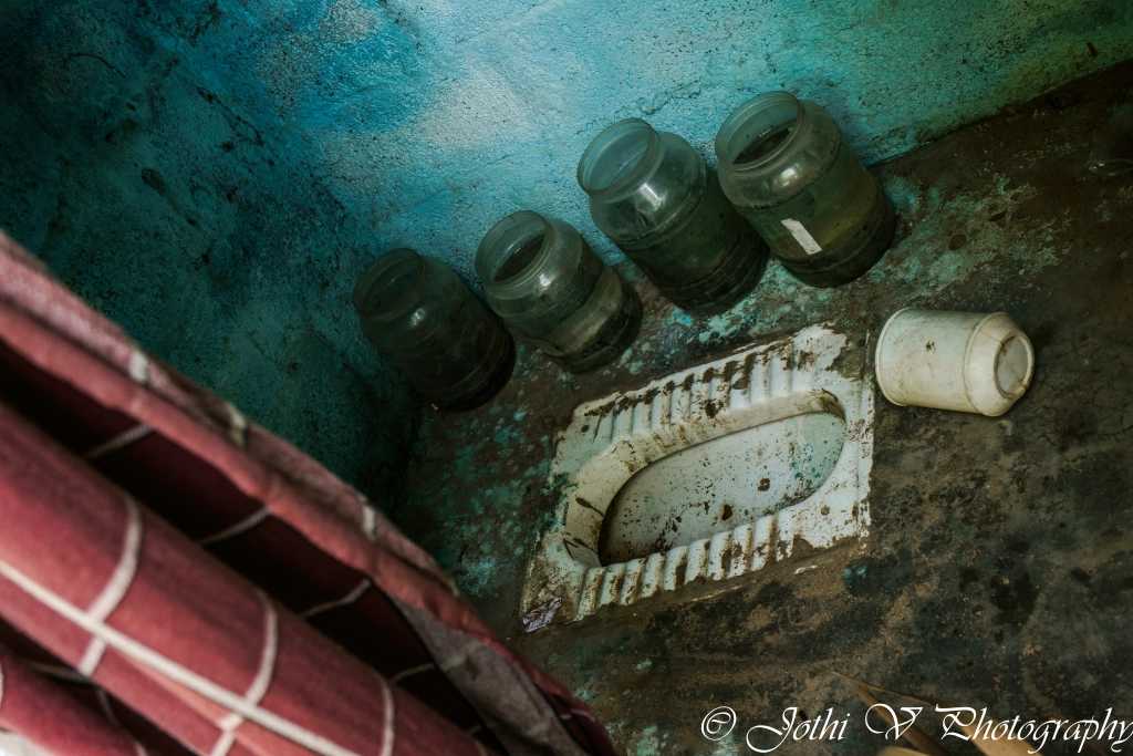 State of a toilet in the Irular Colony